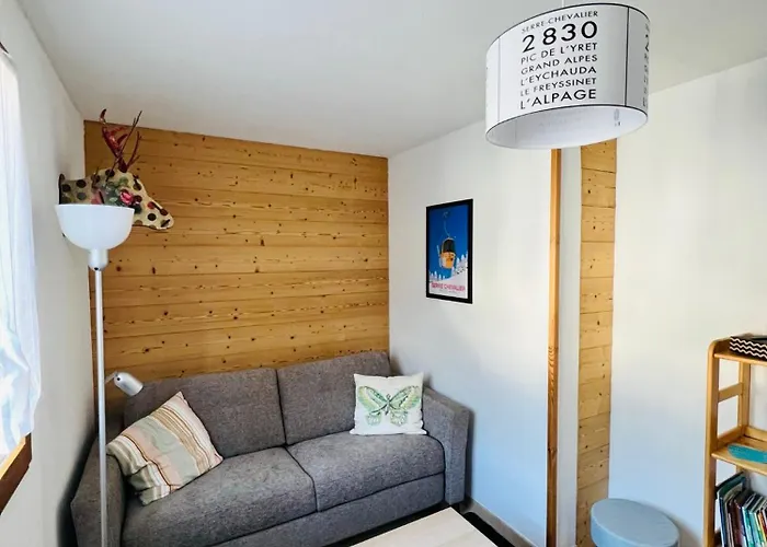 Serre Chevalier, Appartement T3, 4 Personnes Plein Sud Avec Balcon, Pres Des Pistes, Meuble Touristique 3 Etoiles